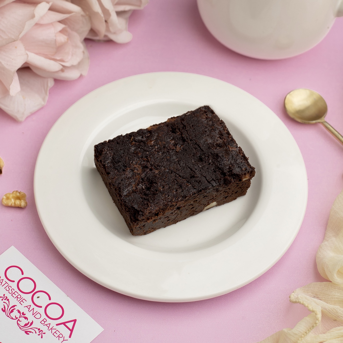 Walnut Brownie Cocoa Patisserie